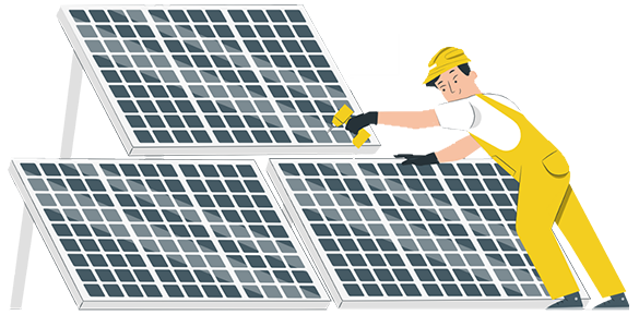 Entretien de panneaux photovoltaïques